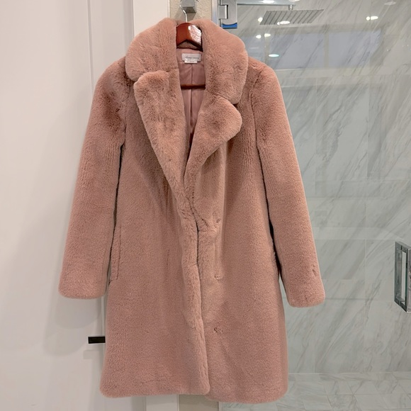 ROMY FAUX FUR COAT - Picture 2 of 5